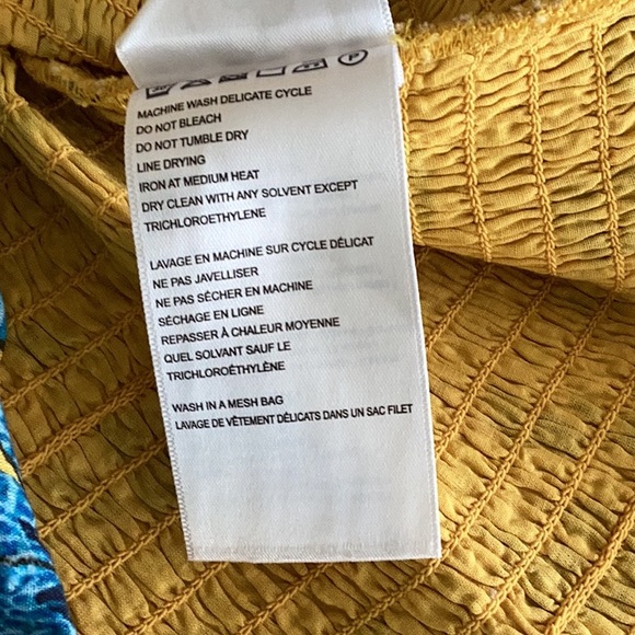 FARM Rio Yellow Summer Garden Mini Skirt - Picture 11 of 11